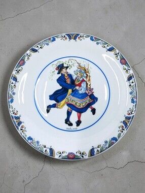 Rorstrand Sweden Appetizer Dessert Plate Swedish National Costumes Smaland 6in